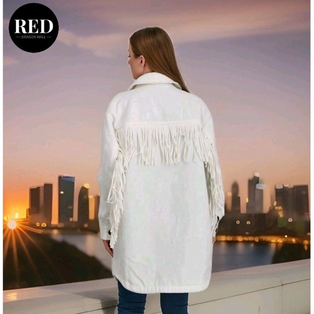 Levi’s Button-Up Fringe Jacket Coat